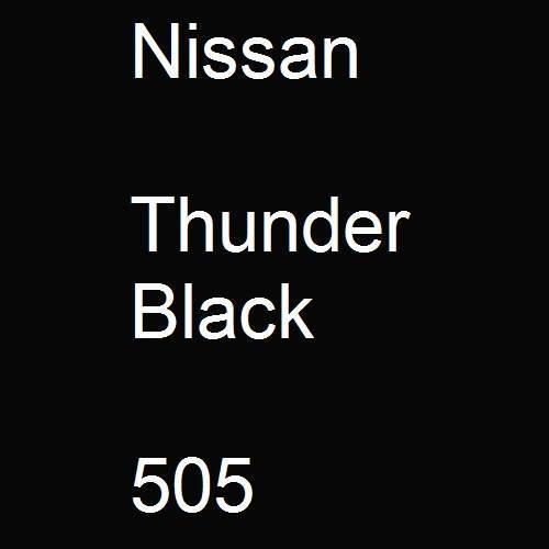 Nissan, Thunder Black, 505.